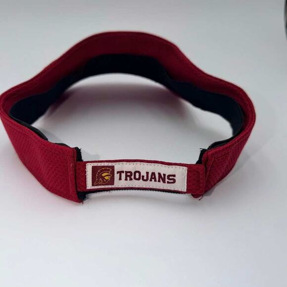USC Trojans New Era Visor Hat Men Adjustable Red Gold NCAA Football College Gear - Picture 4 of 6